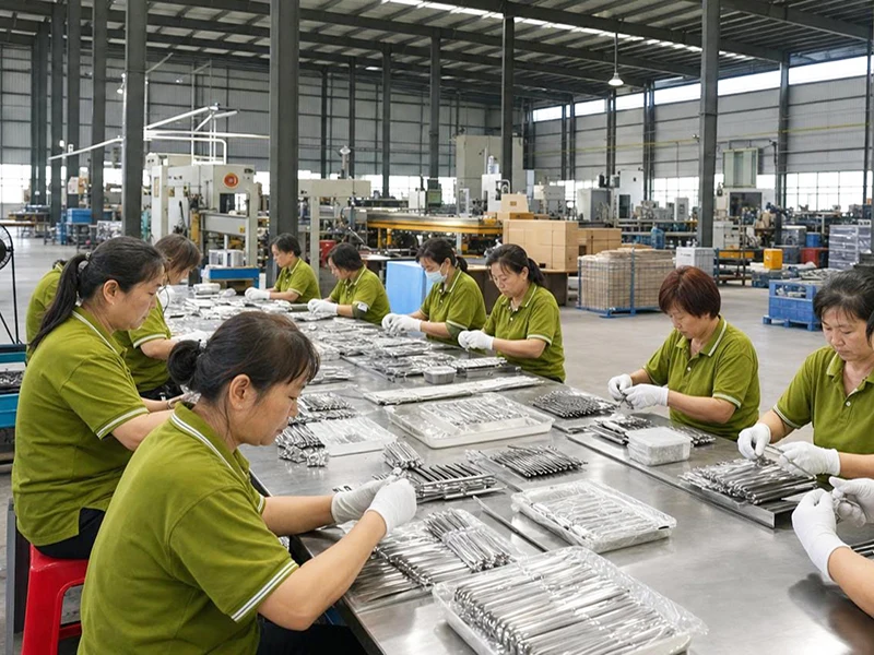 Finished flatware product testing