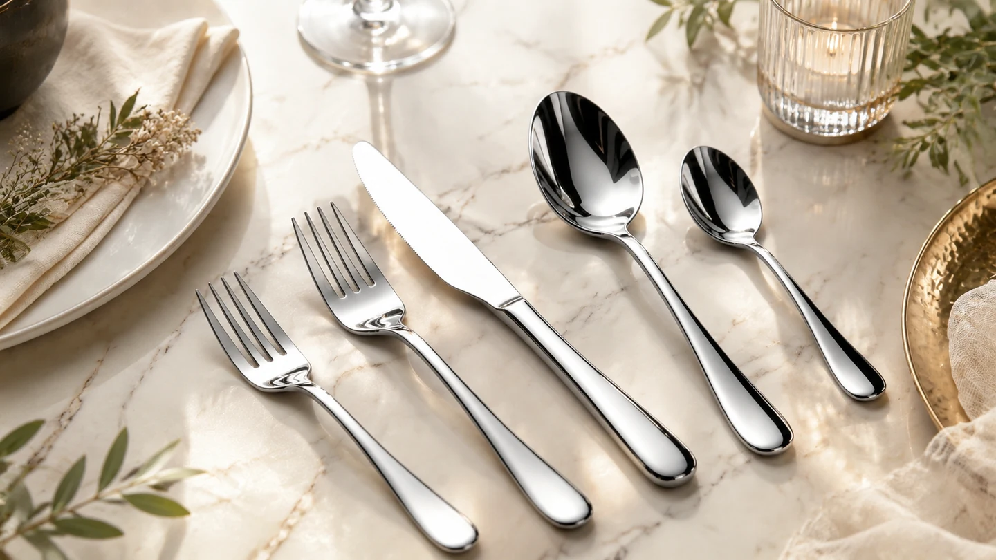 Premium stainless steel flatware for North America market