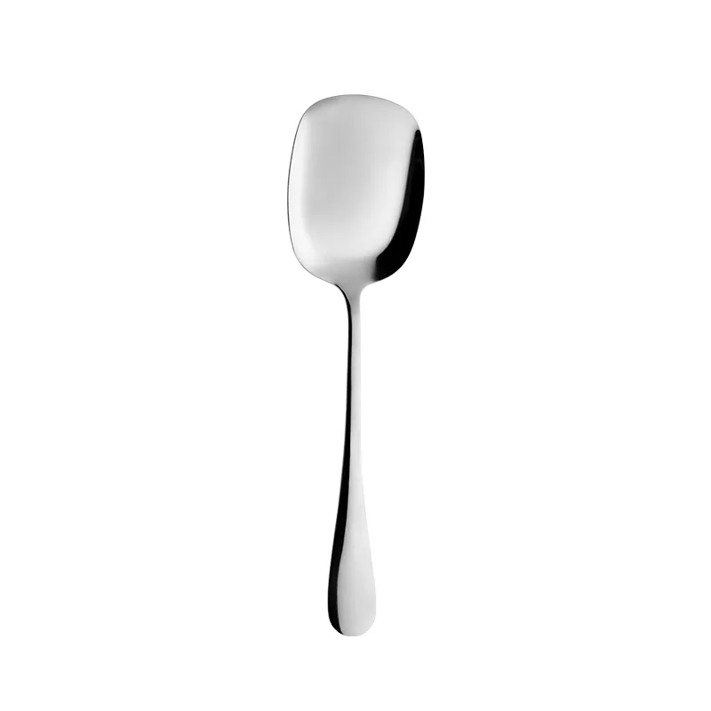 Commercial Grade Stainless Steel Square Head Shovel Spoon Flatware Supplier 13/0 Stainless Steel Mirror Polish
