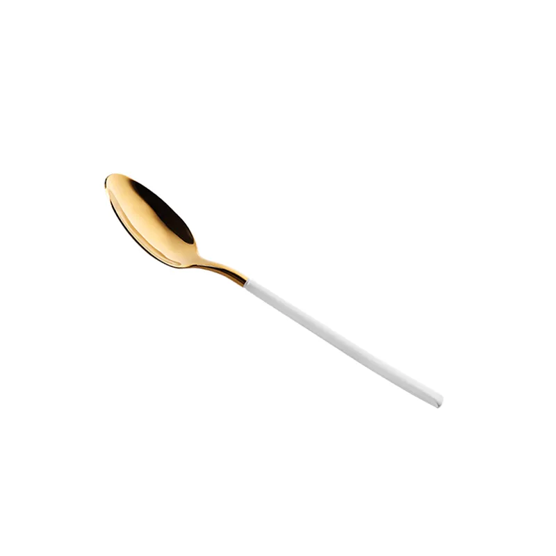 Jieyang factory dinner spoon golden color stainless steel flatware Gold PVD