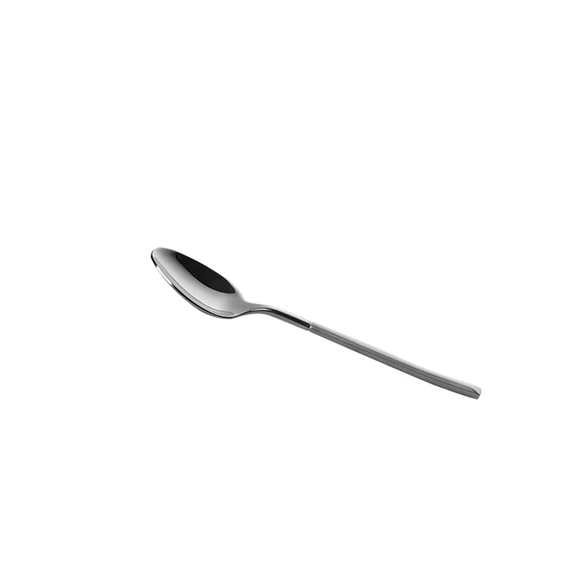 Factory 13/0 Heavy-duty Matte Polish Stainless Steel Tea Spoon Mirror Polish