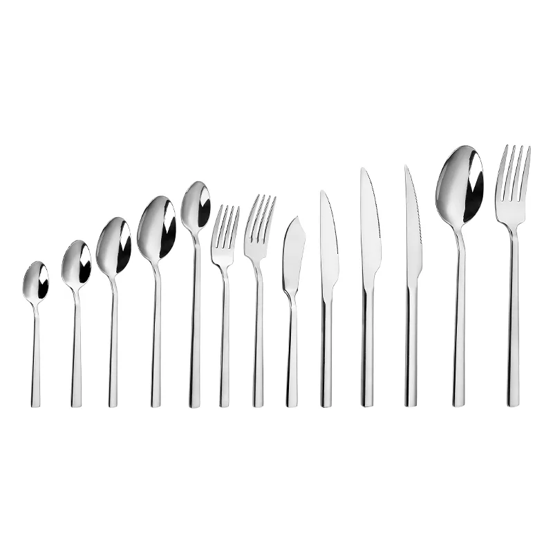 China wholesaler mirror polished 410ss cutlery flatware set for 4