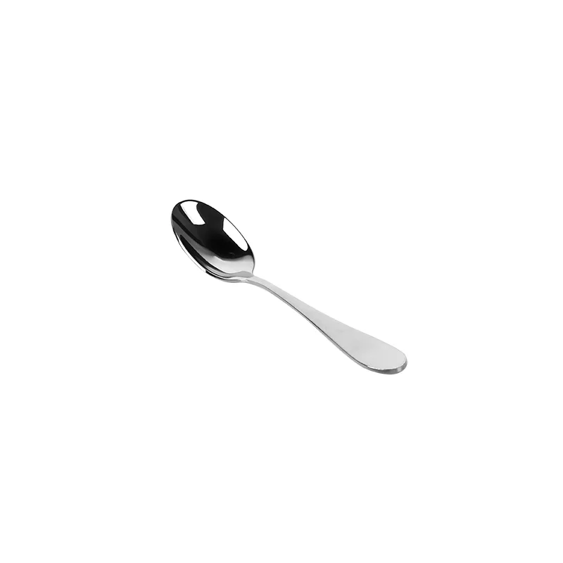 Jieyang Factory 18/8 Mirror Finished Round Handle Tea Spoon Mirror Polish