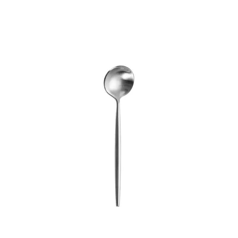410SS Matte Portuguese Style Tea Spoon  13/0 Stainless Steel